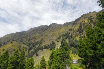 Fototapeta na wymiar Landscape view of Himalayan Region in Uttrakhand India
