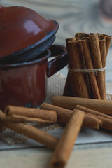 Canela en rama para hacer una infusión 