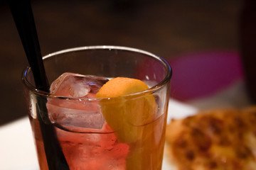 glass of orange juice