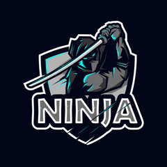 Ninja Gaming Logo Vector © avante_speed