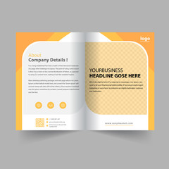 business bifold brochure template