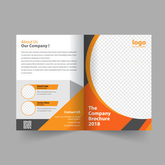 business bifold brochure template