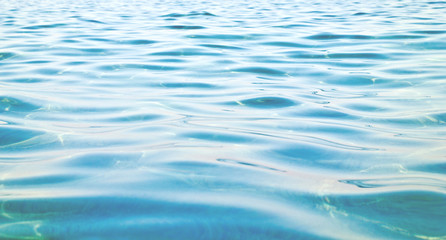 sea with waves and clear sky calm ocean water surface with small ripples