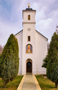 The Petkovica Monastery, Serbian Orthodox female monastery dedicated to St. Petka (Saint Paraskeva) built in 16th century in the Srem region, Vojvodina, North Serbia