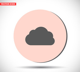 Downloading vector icon , lorem ipsum Flat design