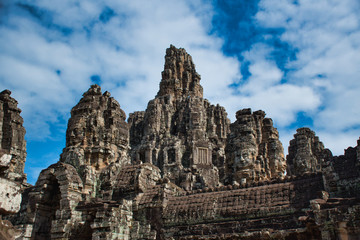 Fototapeta premium Phimeanakas Temple site among the ancient ruins of Angkor Wat