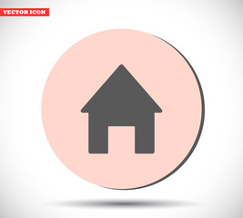 House vector icon , lorem ipsum Flat design