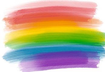 Rainbow Flag as Background, watercolor Rainbow Colors Gay and Lesbian LGBT Flag