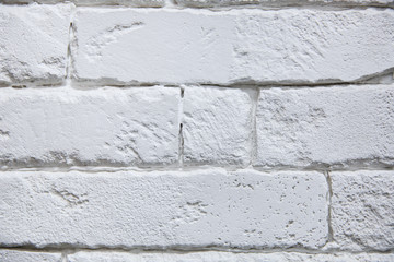 white brick wall texture close up