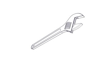 Adjustable End Wrench