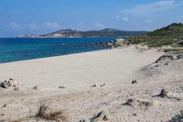 Panorama of Rena di Matteu Beach