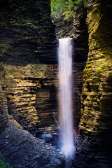 Waterfall in Watkins Glenn State Park in Upstate NY