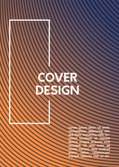minimalistic cover design template