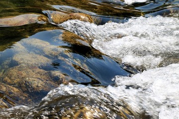 Obraz premium small rapids on the Cetina river, Croatia