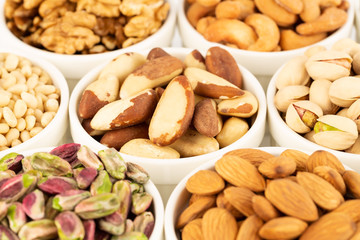 Various kind of nuts