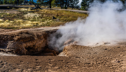 Fountain Paint Pots Area