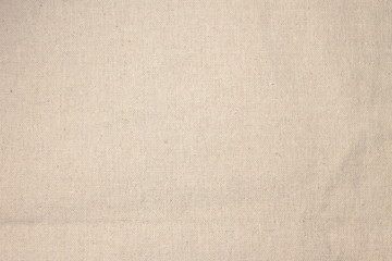 Beige linen fabric cotton for wallpaper design.