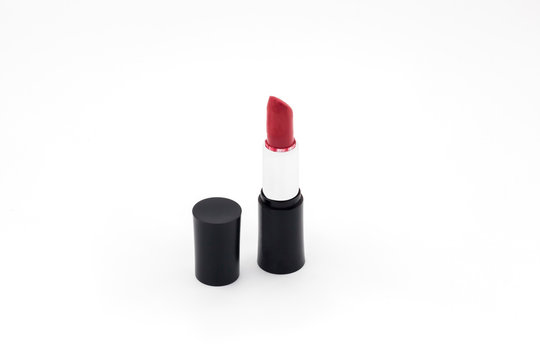 red lipstick with black box