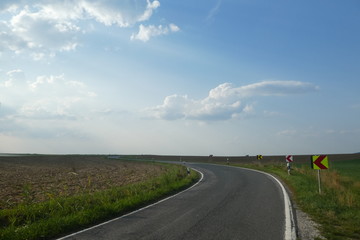 Straße bei Seigendorf