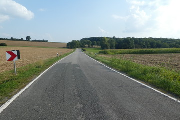 Straße bei Seigendorf