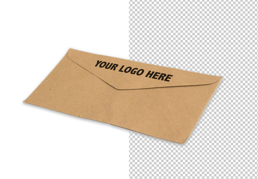 Kraft Paper Envelope Mockup