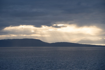Sunrise near Angoon, Inside Passage, South East Alaska