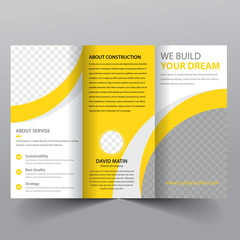 corporate trifold brochure template