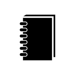 Notepad icon, logo isolated on white background