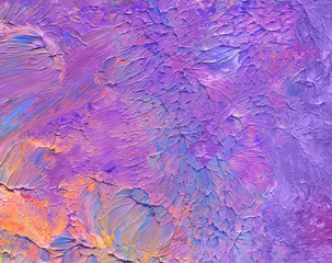 Highly-textured colorful abstract painting background. Brush stroke. Natural texture of oil paint. High detail. Can be used for web design, wallpaper, pattern, art print, textured fonts, shapes etc.