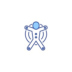 Field of view creative icon. From Augmented Reality icons collection. Isolated Field of view sign on white background