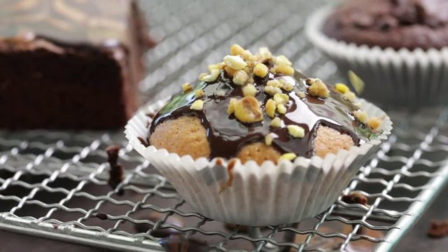 Muffin mit Streussel