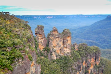 Photo sur Plexiglas Trois sœurs Rochers des Trois Sœurs dans les Blue Mountains, Australie