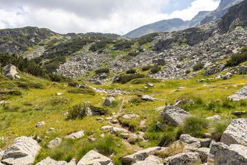 Landscape of Prekorech circus, Rila Mountain, Bulgaria