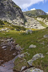 Landscape of Prekorech circus, Rila Mountain, Bulgaria