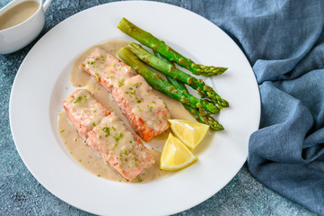 Coconut milk salmon