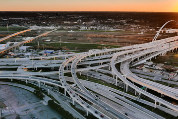 réseau routier à Dallas