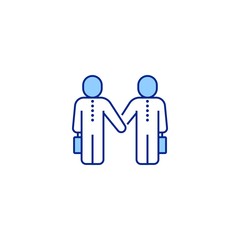 worker creative icon. From Business People icons collection. Isolated worker sign on white background