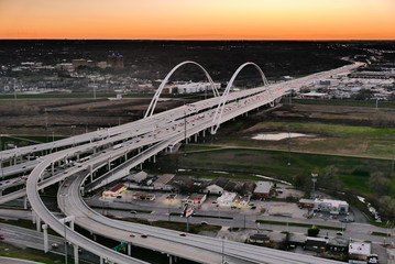 Obraz premium réseau routier dallas