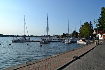 Port w Mikołajkach, Mazury, Polska © Marta