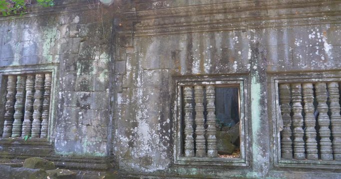 Beng Mealea ancient temple ruines in the middle of jungle forest in Sieam Ream, Cambodia