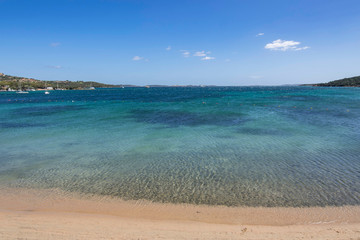 View of the Palau Gulf of Saline beach