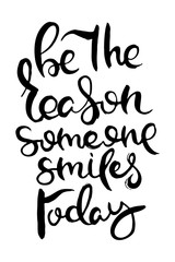 Hand lettering grunge card with textured handcrafted doodle letters in retro style