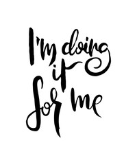 Hand lettering grunge card with textured handcrafted doodle letters in retro style