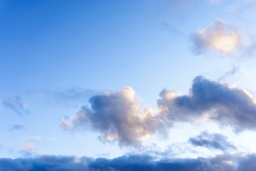 blue sky with clouds