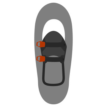 recommend clip art: Isoalted snow ski board