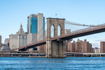 Fototapeta na wymiar Brooklyn Bridge in New York City