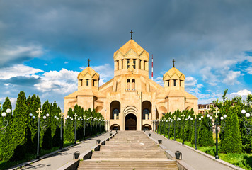 Fototapeta na wymiar Saint Gregory the Illuminator Cathedral in Yerevan, Armenia