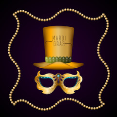 Mardi gras poster © lar01joka