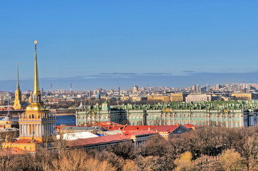 Panorama Sankt Petersburga w Rosji