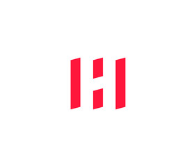 letter H Logo icon design element 